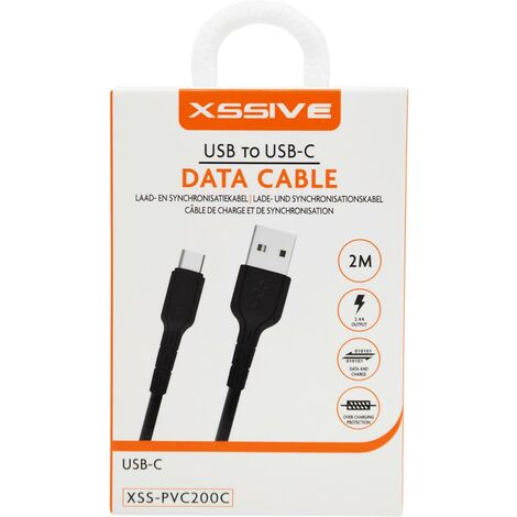 USB zu USB-C 2 Meter Daten und Ladekabel  3.1 Gen2 Cable Data Transfer, 100W 20V/2.4A