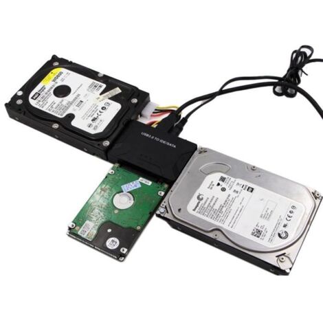 USB3.0 à IDE - SATA Convertisseur USB IDE SATA Adaptateur Disque Dur SATA EU Lin  391