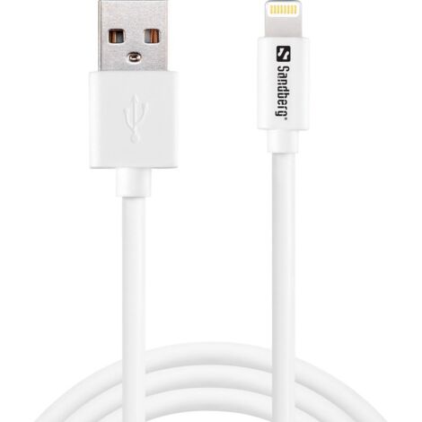USB3.0 Lightning (ST-ST) 1m Sandberg White