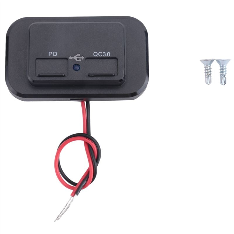Image of Tlily - usb+pd Auto Ladegerät Buchse 12V/24V usb Lade Splitter Power-Adapter