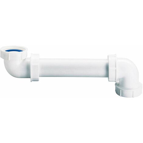 SIFONE PER LAVABO E BIDET CON TAPPO POSTERIORE ZACC062 CON ATTACCO 1G  CROMATO-TuttoIdro