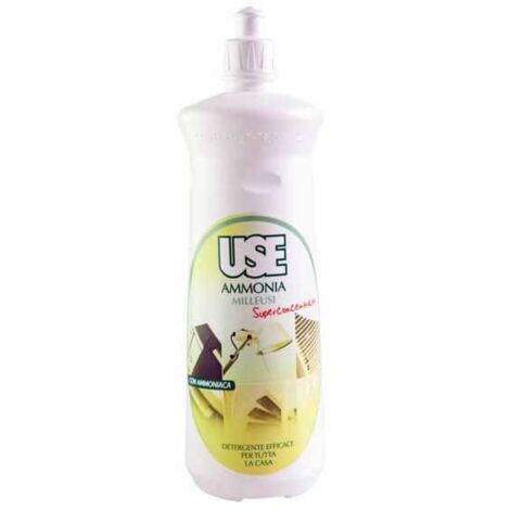 Use Detergente Ammonia Viping - per Superfici Dure - 1L