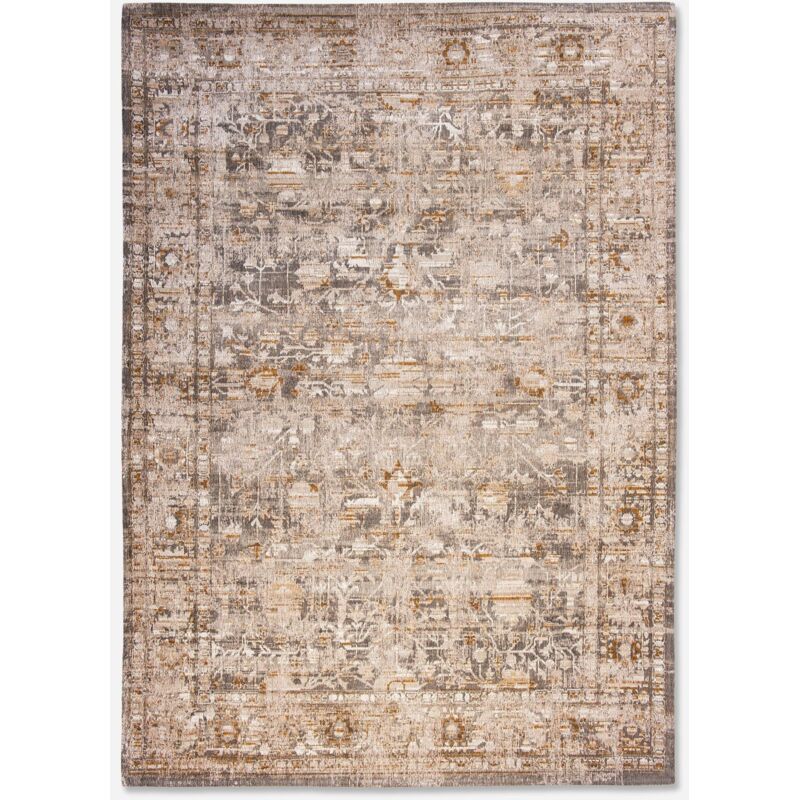 Louis De Poortere Ushak Design – Antiquarischer Klassischer Teppich – Hergestellt In Belgien – Handgefertigt – Natürliche Rutschfestigkeit – 100 % Baumwolle
