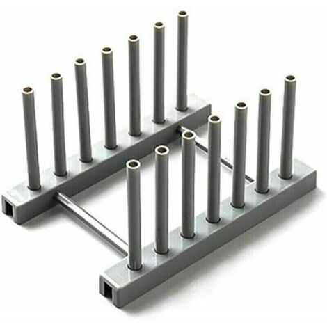 Ustensiles de cuisine Assiette Rack Assiette Rack Cuisine Rack Égouttoir (Gris)-Fei Yu