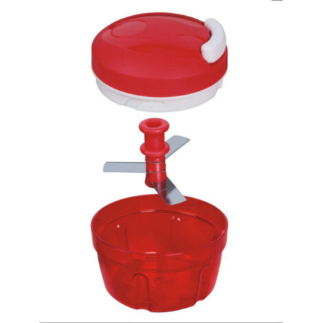 Ustensiles De Cuisine - Coupe Légumes Manuel - Hachoir Pratique Et Ergonomique - Rouge