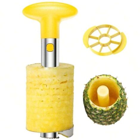 Ustensiles de cuisine en acier inoxydable : éplucheur d'ananas, coupe-trognon, vide-pomme