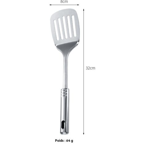ustensiles de cuisine en acier inoxydable lot de spatule ecumoire louche cuillere de service pour cuisine domestique
