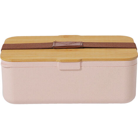 Ustensiles de Cuisine - Lunch Box - 1 Compartiment - sans BPA - Zéro Déchet - Couverts Inclus