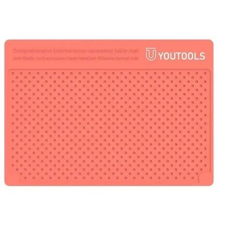 UT-D251 Coussinet en silicone d'isolation thermique à résistance à haute température pour plate-forme de maintenance électrique pour outils de réparation mobiles - Rouge