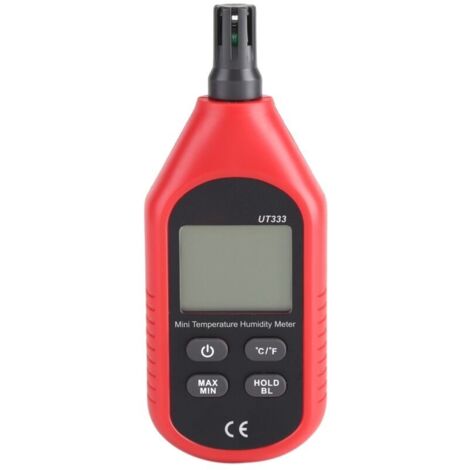 UT333 Termometro digitale portatile LCD, igrometro, misuratore di temperatura e umidità dell'aria