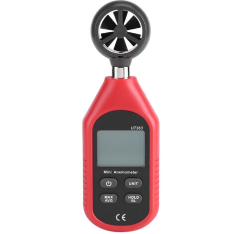 UT363 Hochpräzises digitales LCD-Anemometer zur Messung von Windgeschwindigkeit und Temperatur