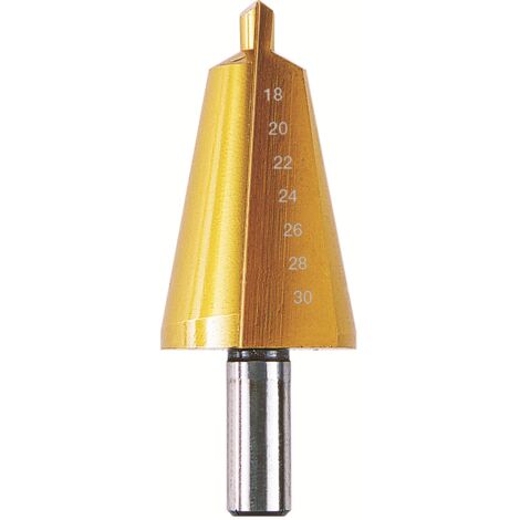 UTENSILE CONICO HSS TIN X TUBI  16-30,5 MM 3 GR.