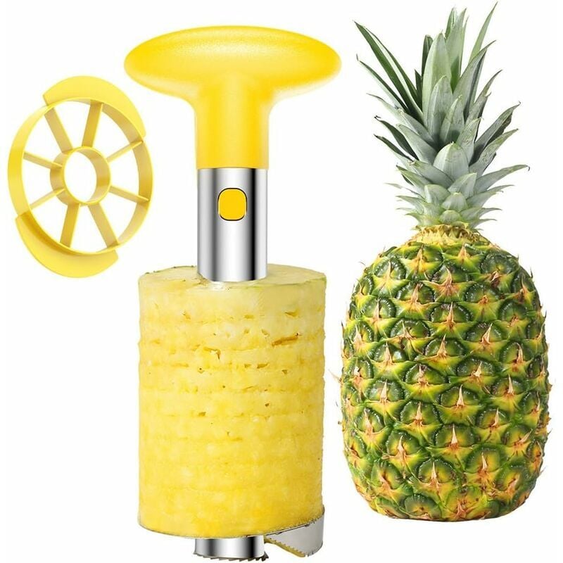 Ulisem Easy Kitchen Tool Acciaio Inossidabile Frutta Ananas Pelapatate Corer Affettatrice