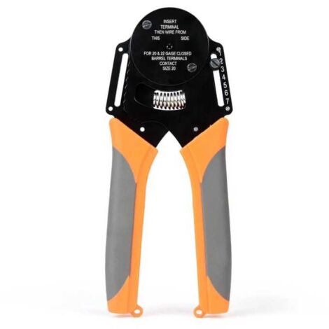 Utensile meccanico a pinza per terminale cilindrico serie Deutsch DTm 20AWG 22AWG