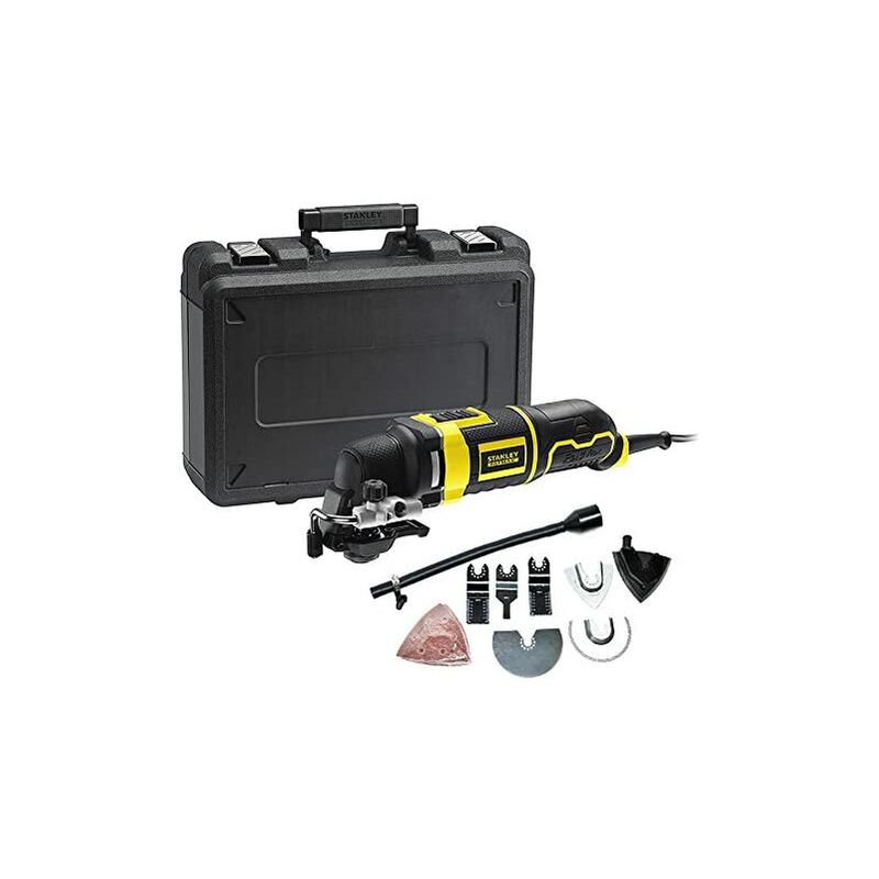 Image of Fatmax FME650K-QS - Multiutensile oscillante 300W, 12.000 giri/min, include 18 accessori e custodia - Stanley