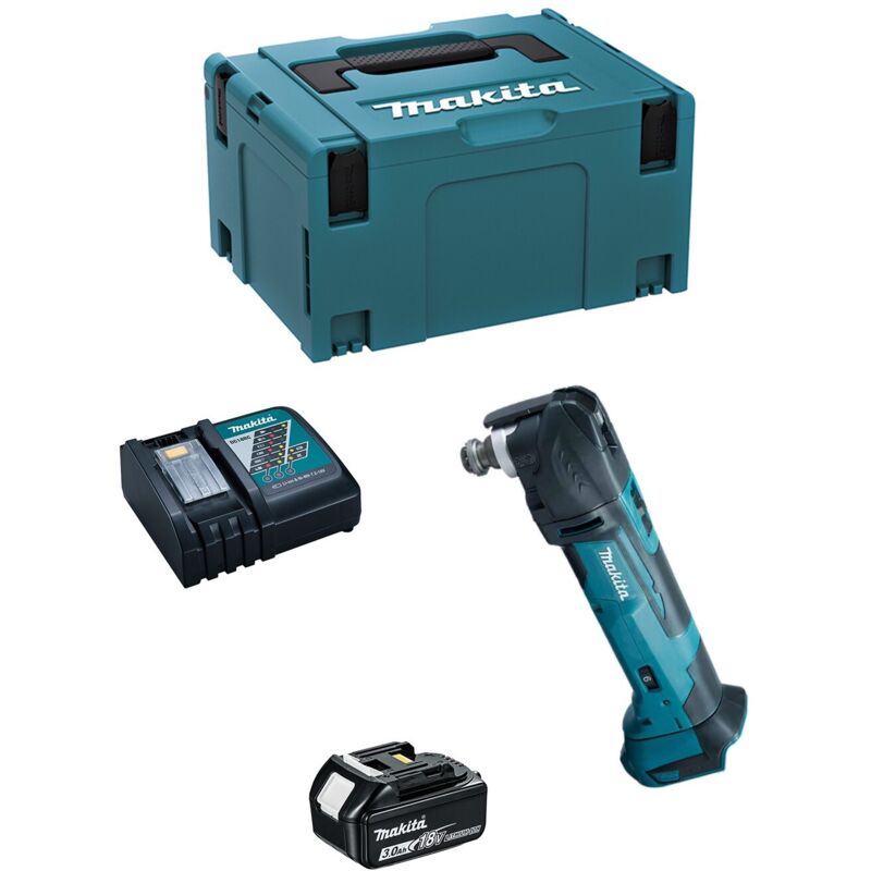 Utensile Multifunzione MAKITA DTM51RFJ1 (1 x 3,0Ah + DC18RC + MAKPAC 3)