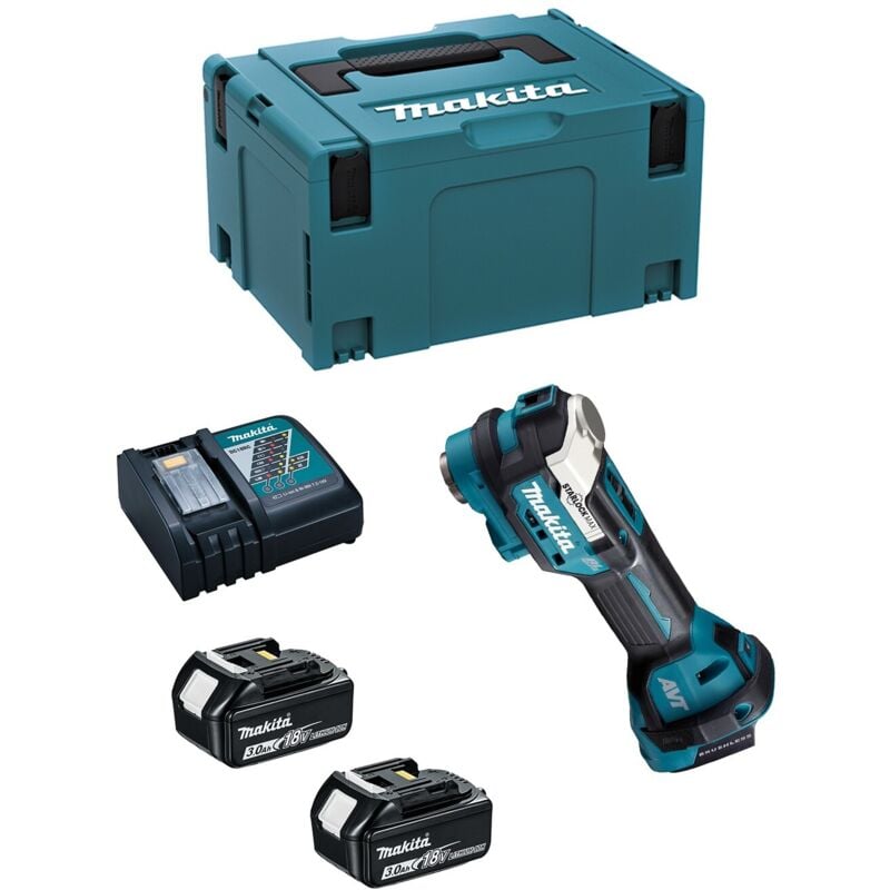 Utensile Multifunzione MAKITA DTM52RFJ (2 x 3,0Ah + DC18RC + MAKPAC 3)