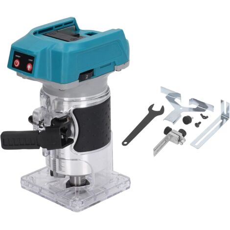 Utensile per fresatrice, fresatrice senza fili, fresatrice per legno, fresatrice per legno, sega a tazza a batteria da 18 V, fresa a tazza al litio senza spazzole, macchina per rifinitura, bordatrice