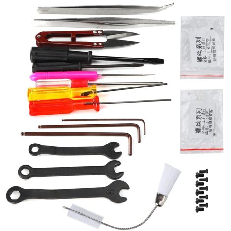 Utensile per macchina tagliacuci, spazzola a vite, blocco piatto, cacciavite a croce, chiave per macchina da cucire tagliacuci