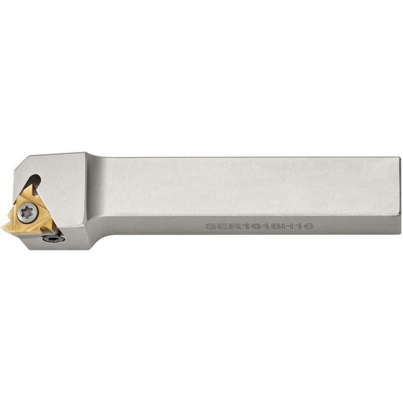 Utensile per filettatura esterna Fervi SER25 con fissaggio a vite ad inserto 16ER - stelo 25x25 mm