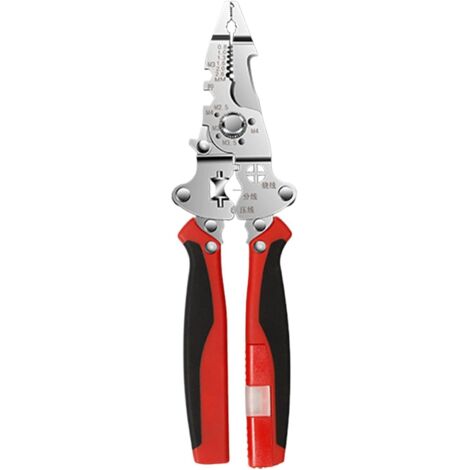 Utensile spelafili, taglierina spelafili, design compatto, impugnatura regolabile, tagliafili pieghevole per elettricisti per lavori elettrici, riparazioni domestiche, uso professionale