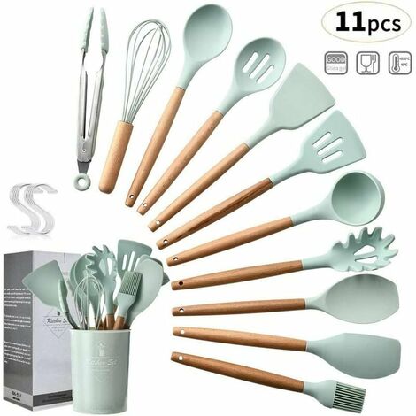 UTENSILI da cucina Cucchiaio Supporti per STOVE Top Silicone Cucchiaio di riposo per Kitche A2Z8 