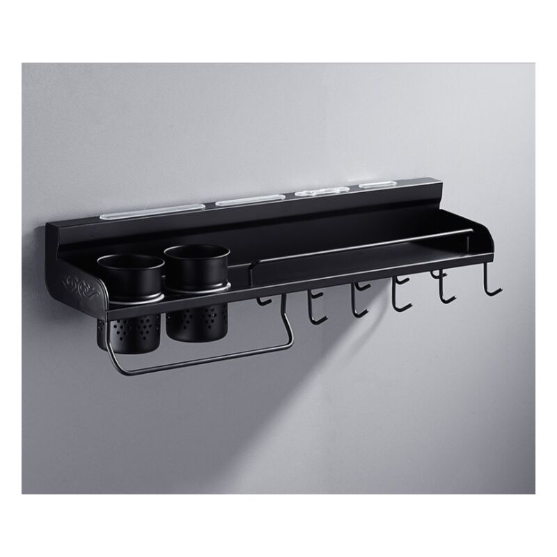 

Utensilios de cocina colgados de la pared de barras con ganchos de almacenamiento en rack Jar 10 Ganchos - Mohoo