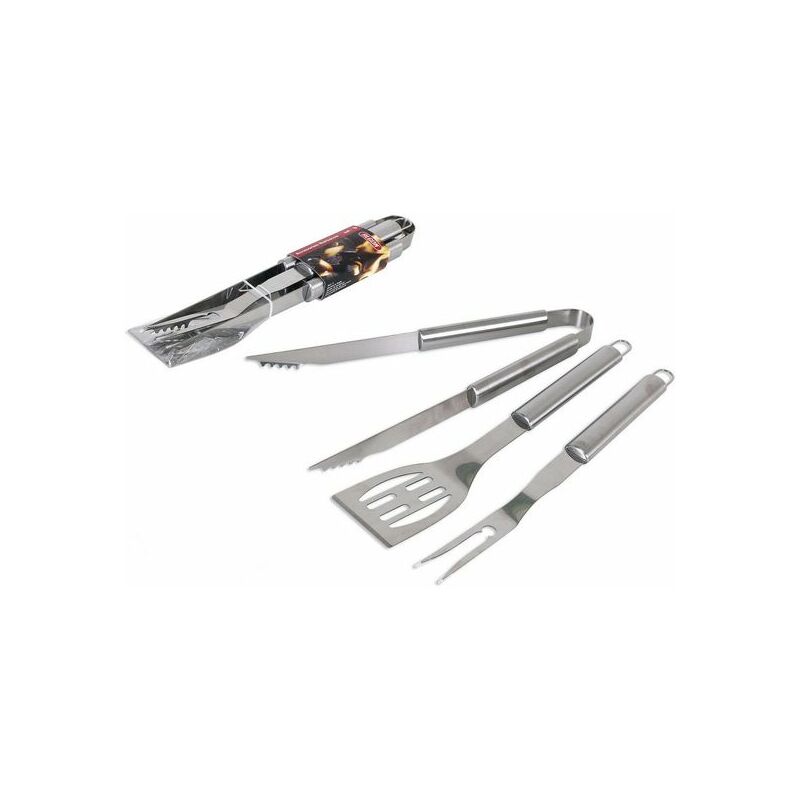 

Utensilios para Barbacoas Algon (3 Pcs) Plateado