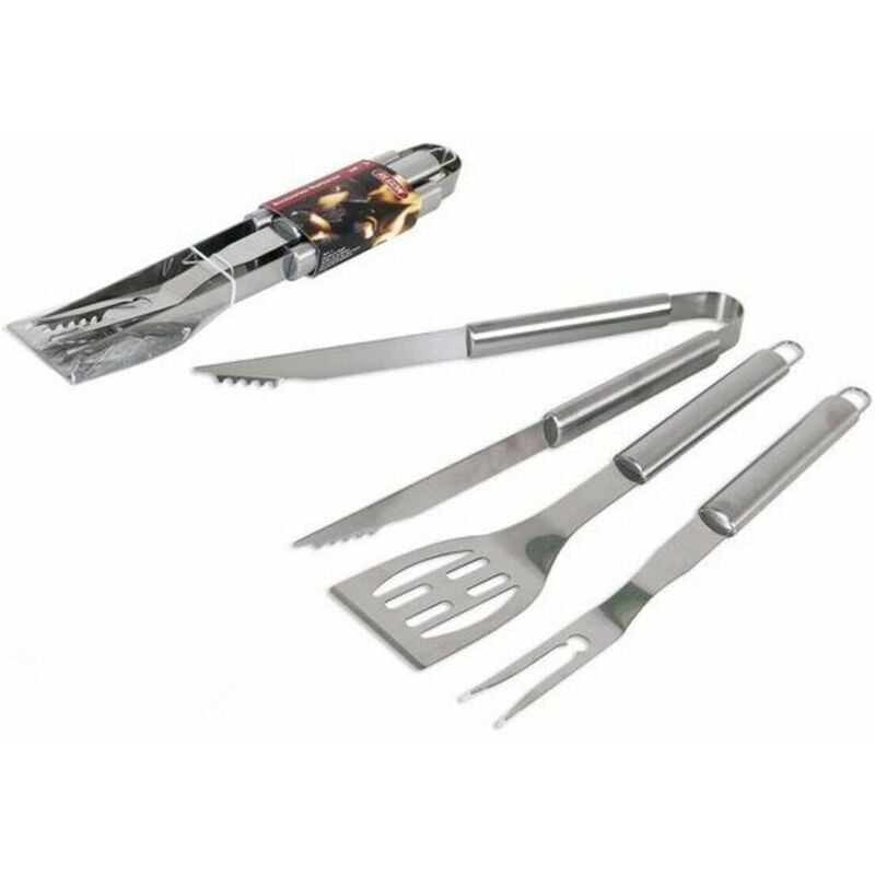 

Utensilios para Barbacoas Algon (3 Pcs) Plateado -