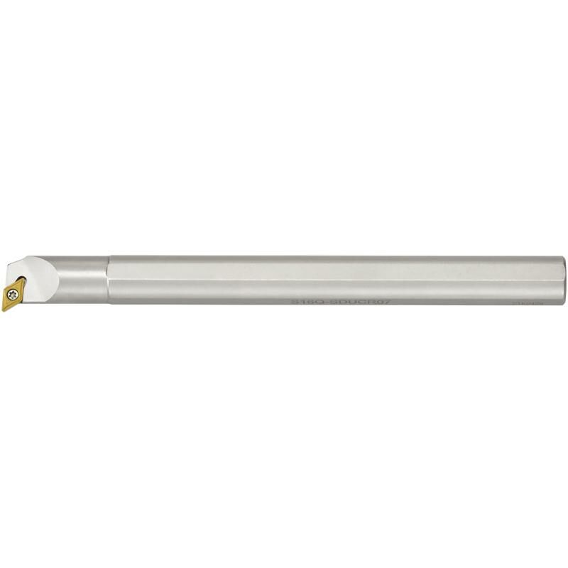 Fervi - Herramienta interior 93 grados izquierda 10 mm para torno metal SDUCL10