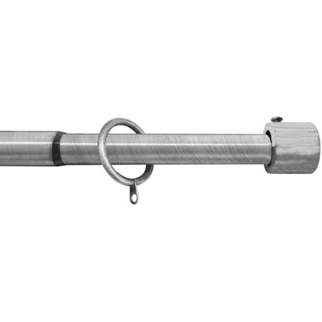 Utilia BASTONE PER TENDE NEW YORK Estensibile cm. 300ÃƒÂƒÃ‚Â·380 col. Argento