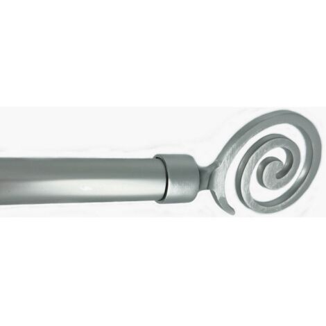 Utilia BASTONE PER TENDE TRIBALE Estensibile cm. 71ÃƒÂƒÃ‚Â·122 col. Argento