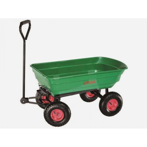 Utilia Carrello Ribaltabile Da Giardino Lt. 75 Portata Max Kg. 250