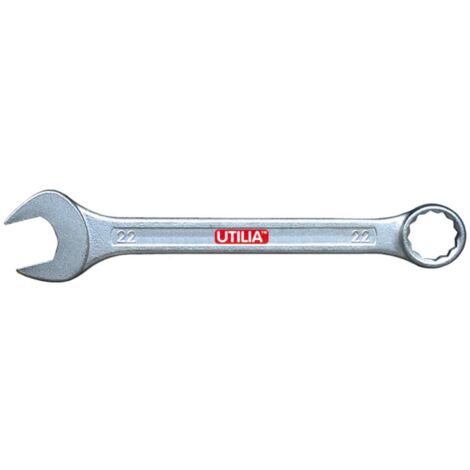 Utilia Chiave Combinata Forchetta/Poligonale Mm. 22X22 - 5 Pz