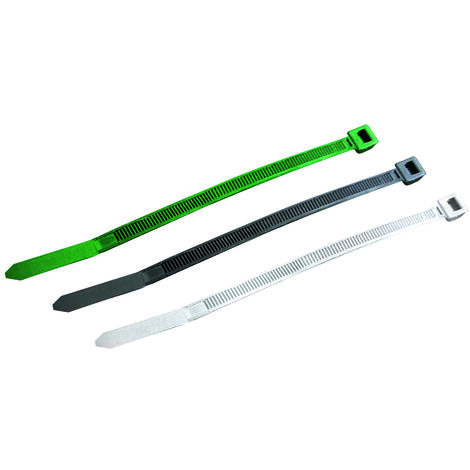 Utilia FASCETTA DI CABLAGGIO 100 PZ. col. Verde mm. 100x2,5