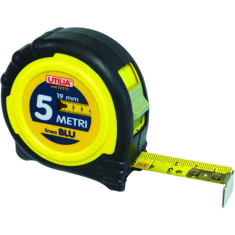 Utilia FLESSOMETRO LINEA BLU  mt. 3x19 mm. 12.00 pz