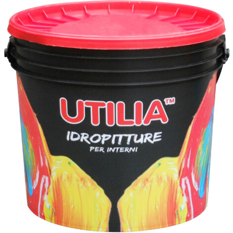 Utilia IDROPITTURA A TEMPERA col. Bianco lt. 4