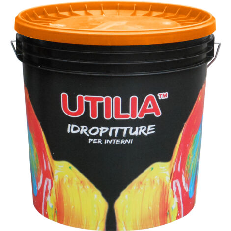 Utilia IDROPITTURA SEMILAVABILE col. Bianco lt.14