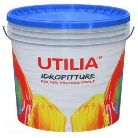 Utilia IDROPITTURA SUPERLAVABILE col. Bianco lt.14