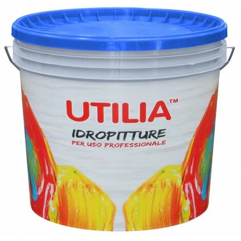Utilia IDROPITTURA SUPERLAVABILE col. Bianco lt.14