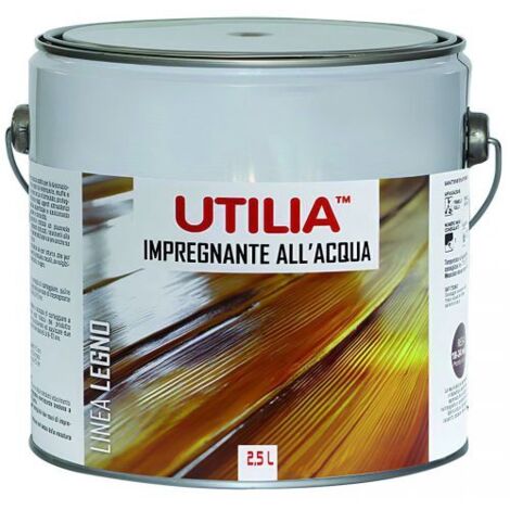 Utilia IMPREGNANTE ALL'ACQUA lt. 2,5 Trasparente 4 PZ