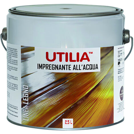 Utilia IMPREGNANTE ALL'ACQUA lt. 2,5 Trasparente 4.00 pz