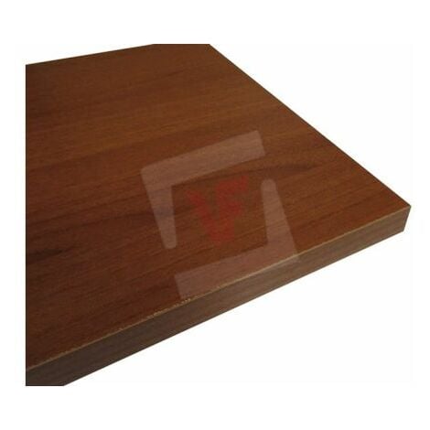 Utilia MENSOLA MURALE SQUADRATA Col. Noce cm. 90x40x1,8 5 PZ