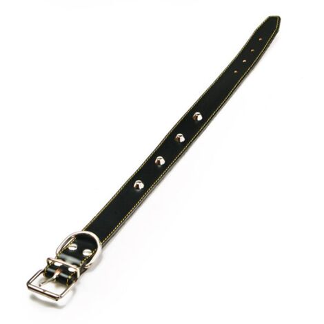 Utilia Pet COLLARE IN CUOIO FODERATO CON BORCHIE Col. Assortiti cm. 65x4,0 Utilia Pet