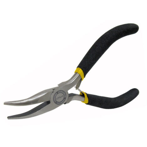 Utilia pinza a becchi 1/2 tondi piegati professionale  mm. 120 (6 pezzi) - Utilia