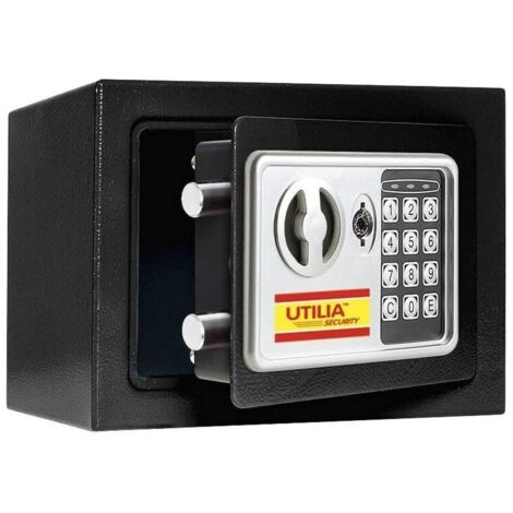 Utilia Security Cassaforte Elettronica Chiusura Con Combinatore Mm. 230X170X170 H