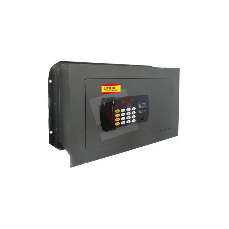 Image of Security cassaforte elettronica da muro Chiusura con combinatore mm. 360x195x230 h - Utilia