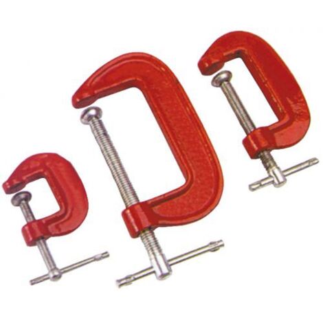 Utilia SERIE MORSETTI A C 3 PZ.  mm. 25-50-75 - 10 pezzi