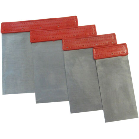 Utilia set spatole mod. giapponese 4 pz.  mm. 50-80-100-120 (10 confezioni) - Utilia