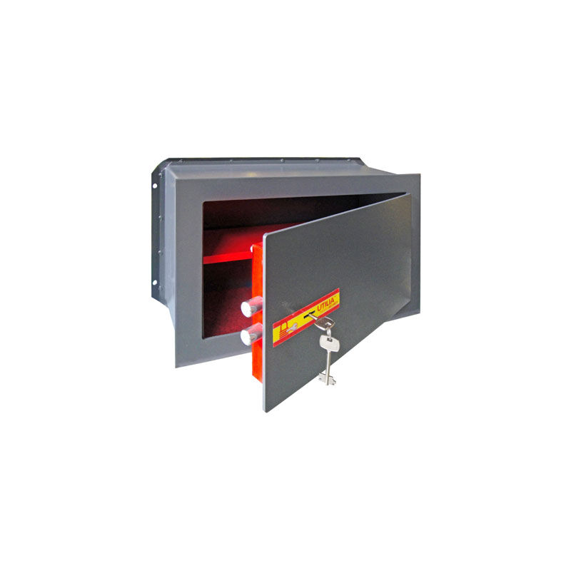 Utilia - Security wall safe Verrouillage avec clé mm, 260x150x180 h